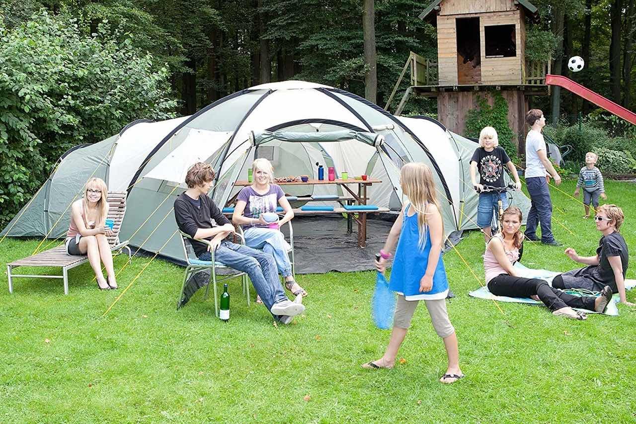 Tienda de camping grande familiar