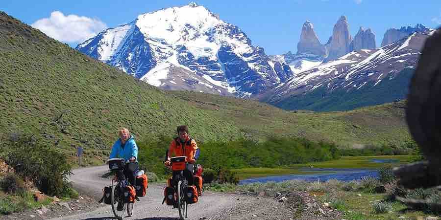 Cicloturismo, Cicloturismo con alforjas. Cicloturismo bicicletas
